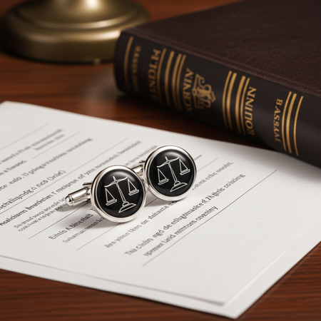 Scales Of Justice Cufflinks 