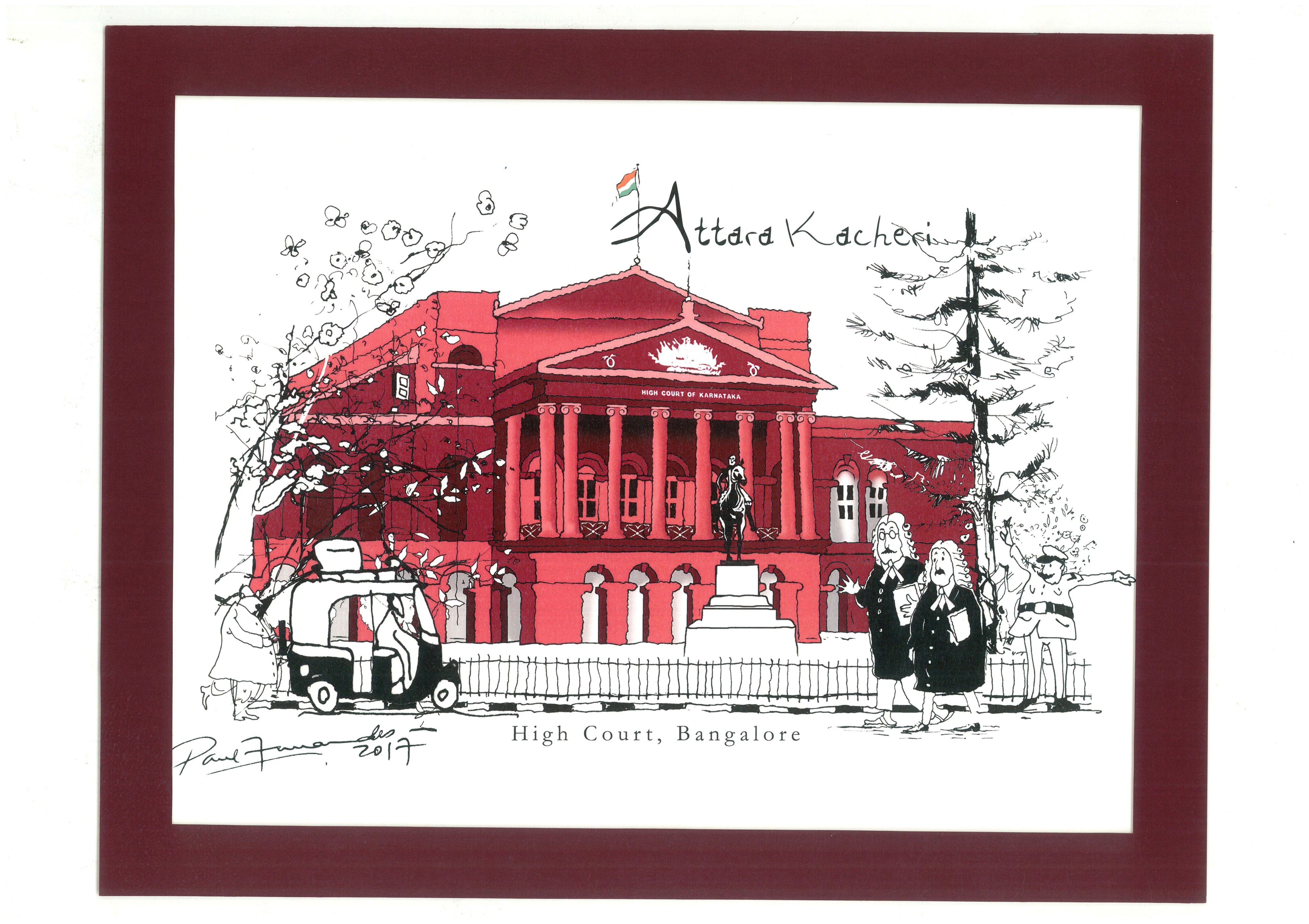 Illustration - Attara Kacheri The High Court of Karnataka