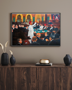 Tilak's Trial Canvas Color Print
