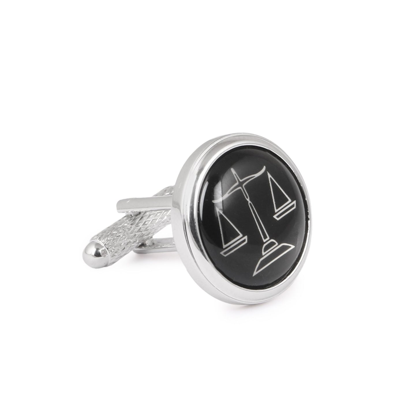 Cufflinks - Scales of Justice Black