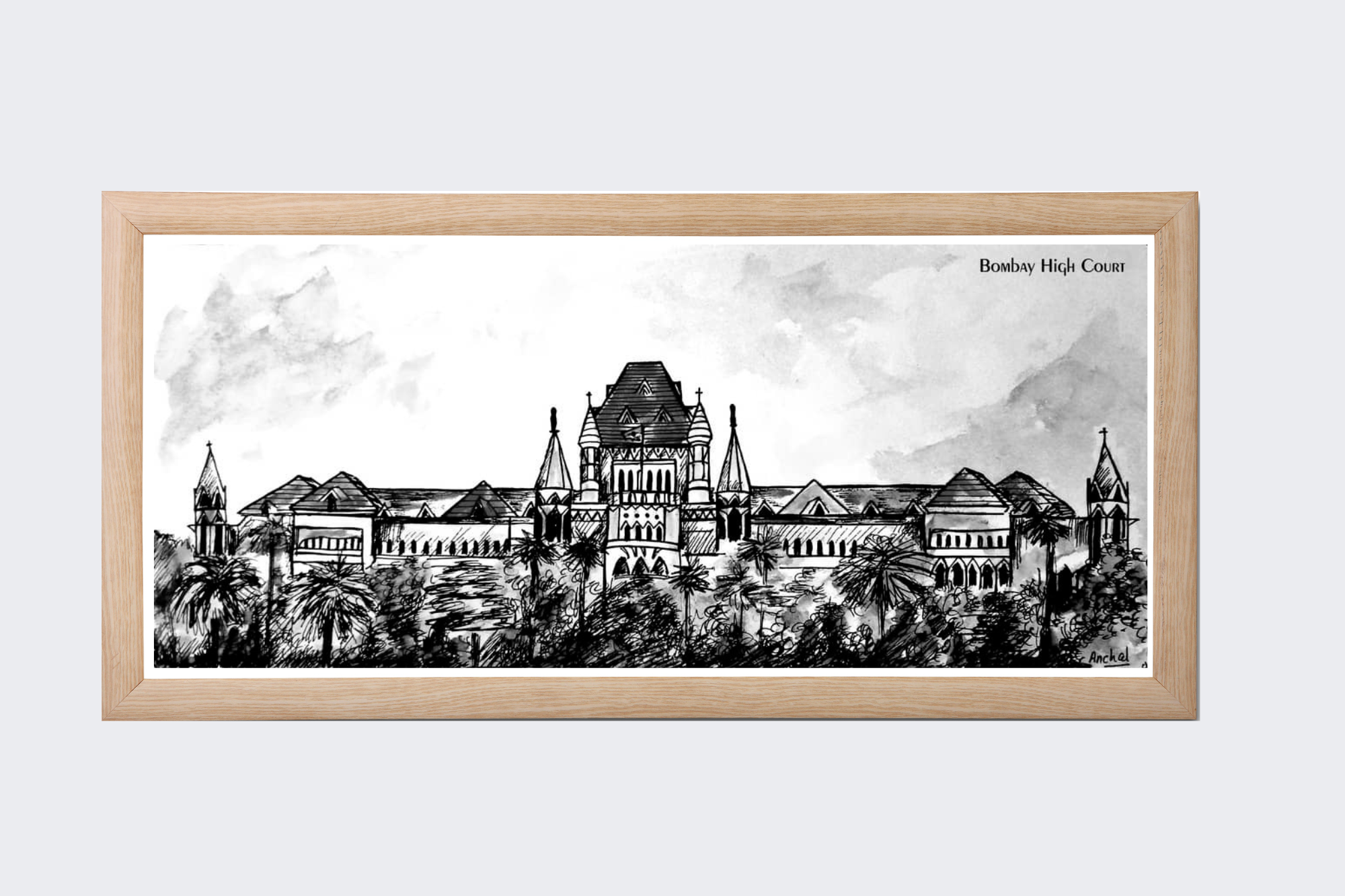 Bombay High Court B&W Print