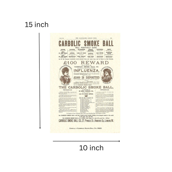 Poster - Carbolic Smoke Ball Advertisement
