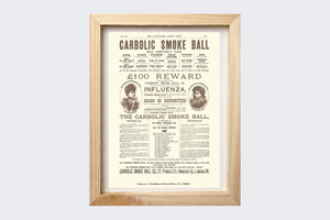 Carbolic Smoke Ball Advertisement | Poster 
