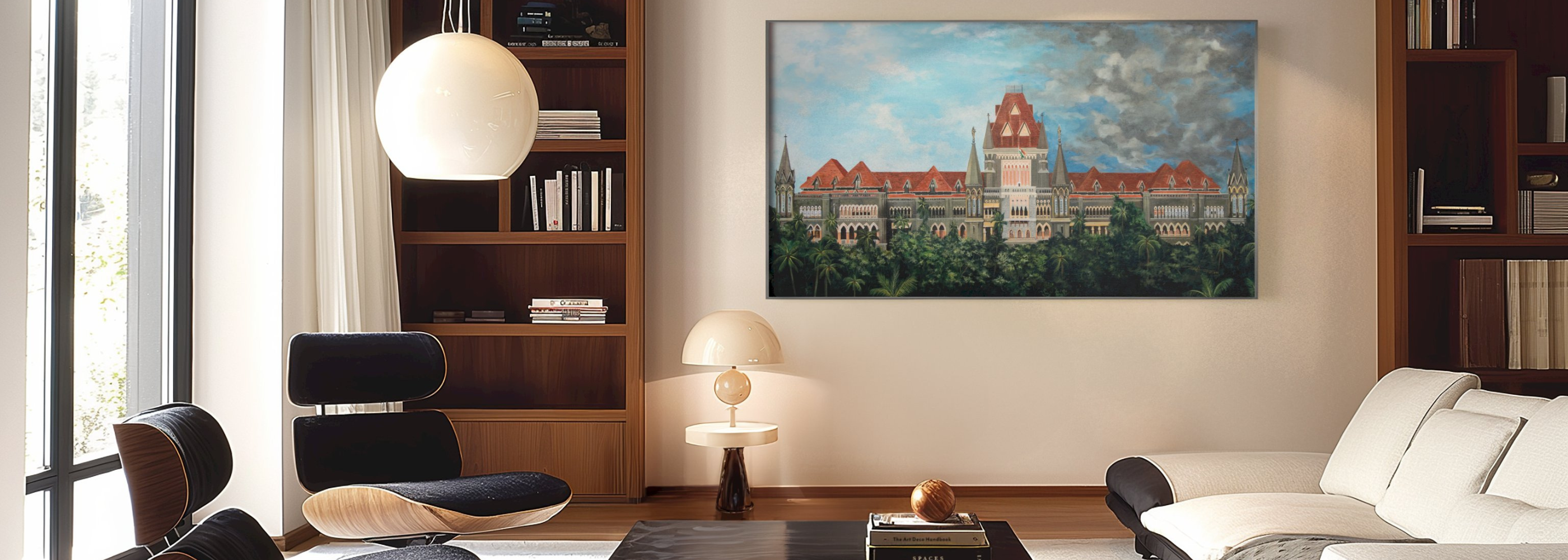 the Bombay High Court painting by LSM
