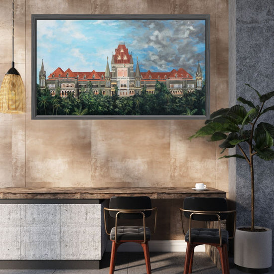 Duality of the Bombay High Court - Large Canvas Artwork
