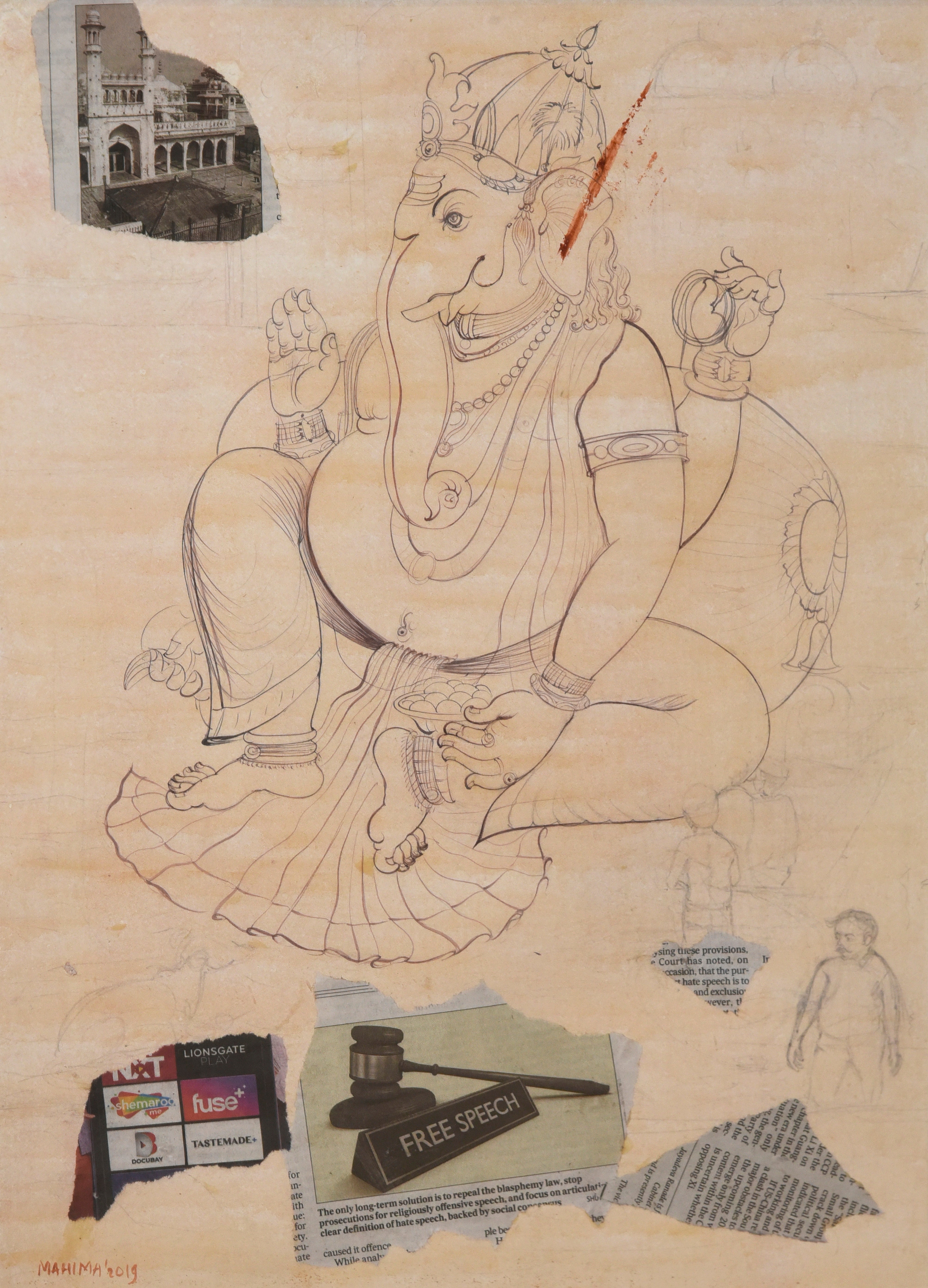 Print - Free Speech with Ganesha