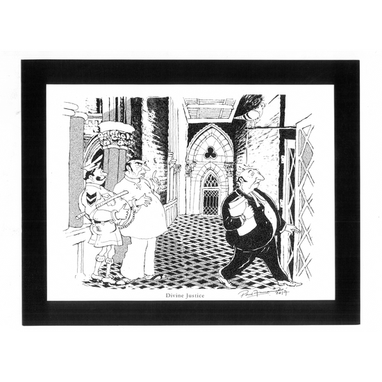 Illustration - Divine Justice Posters for Law Offices