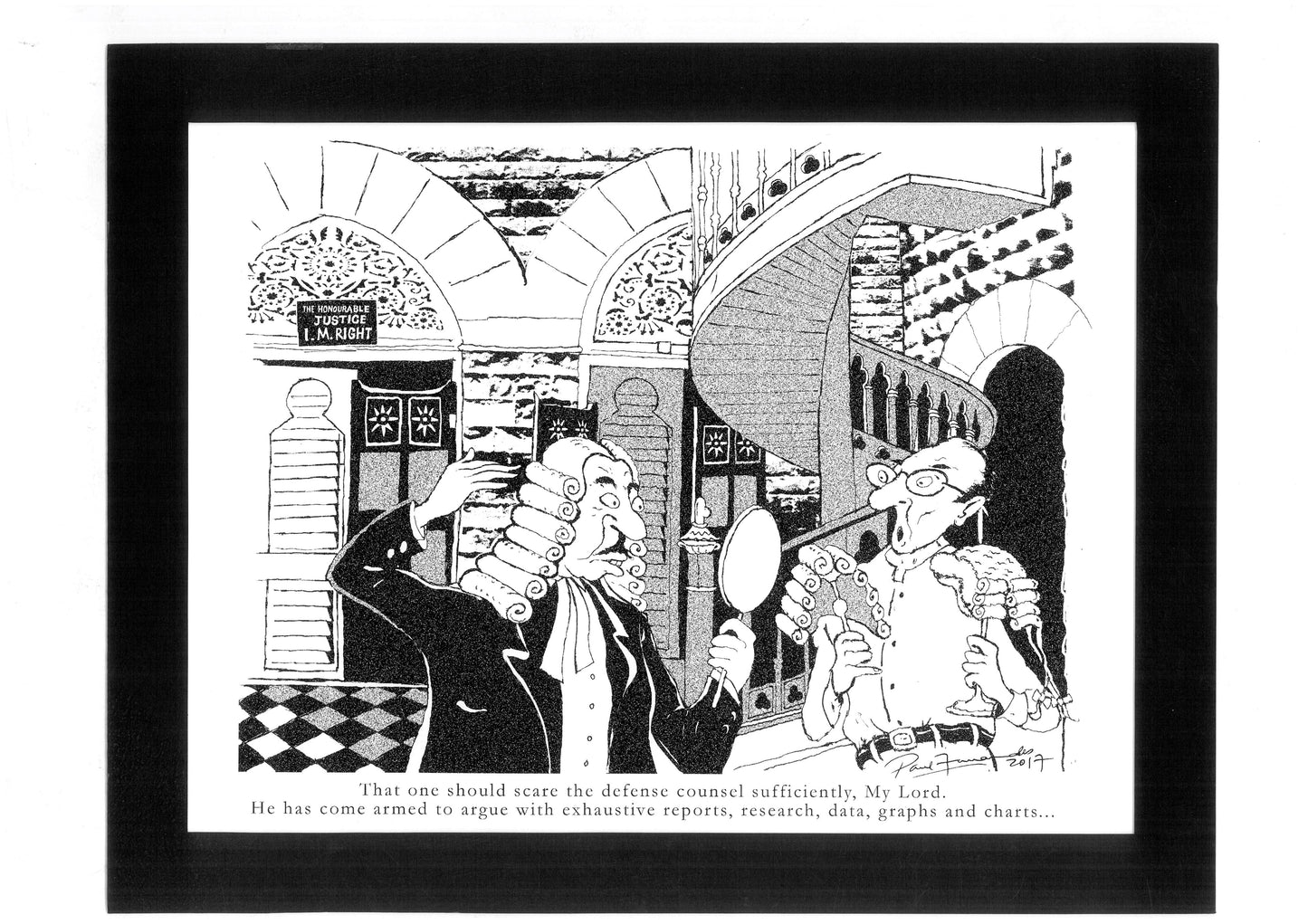 Illustration - Justice I. M. RIGHT