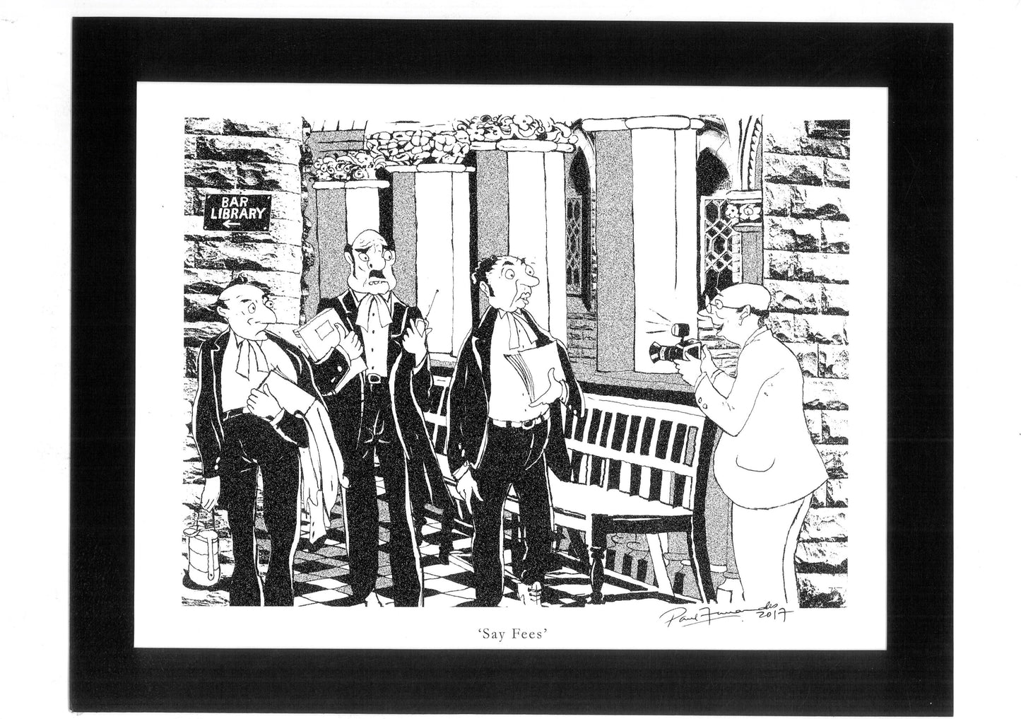 Illustration - Say Fees Art Work for Law Offices