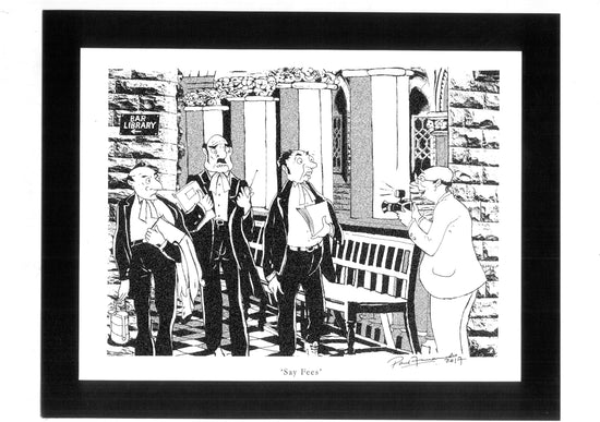 Illustration - Say Fees Art Work for Law Offices