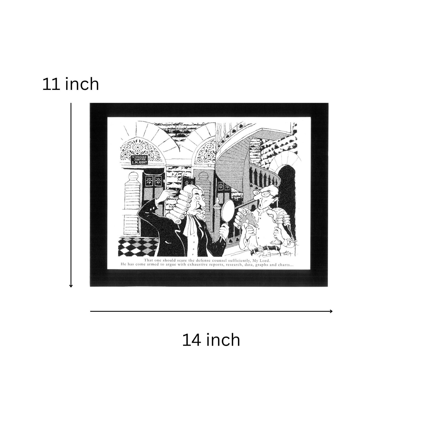 Illustration - Justice I. M. RIGHT
