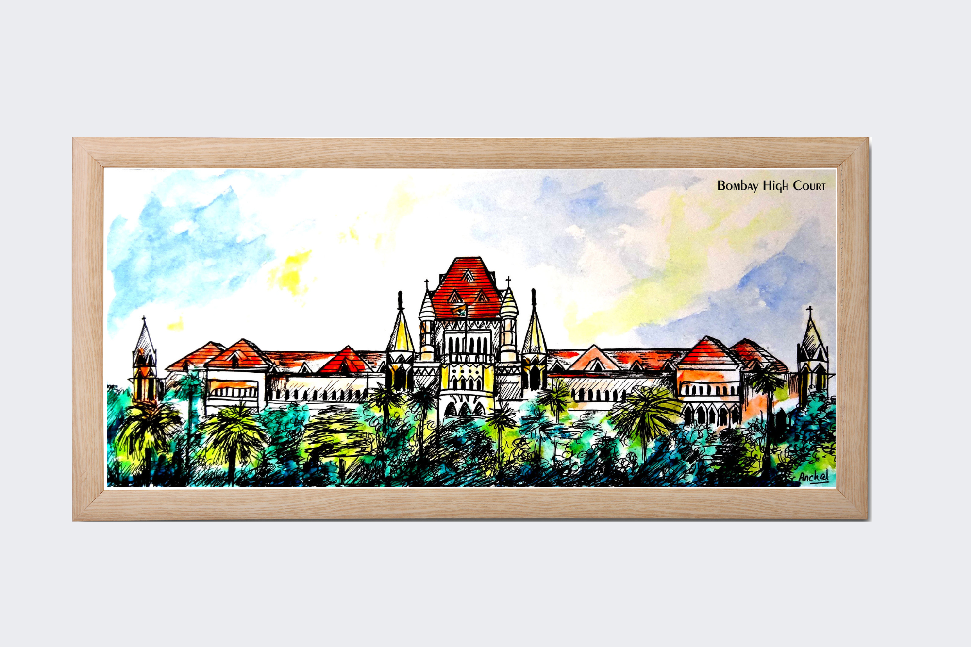 Bombay High Court Color Print
