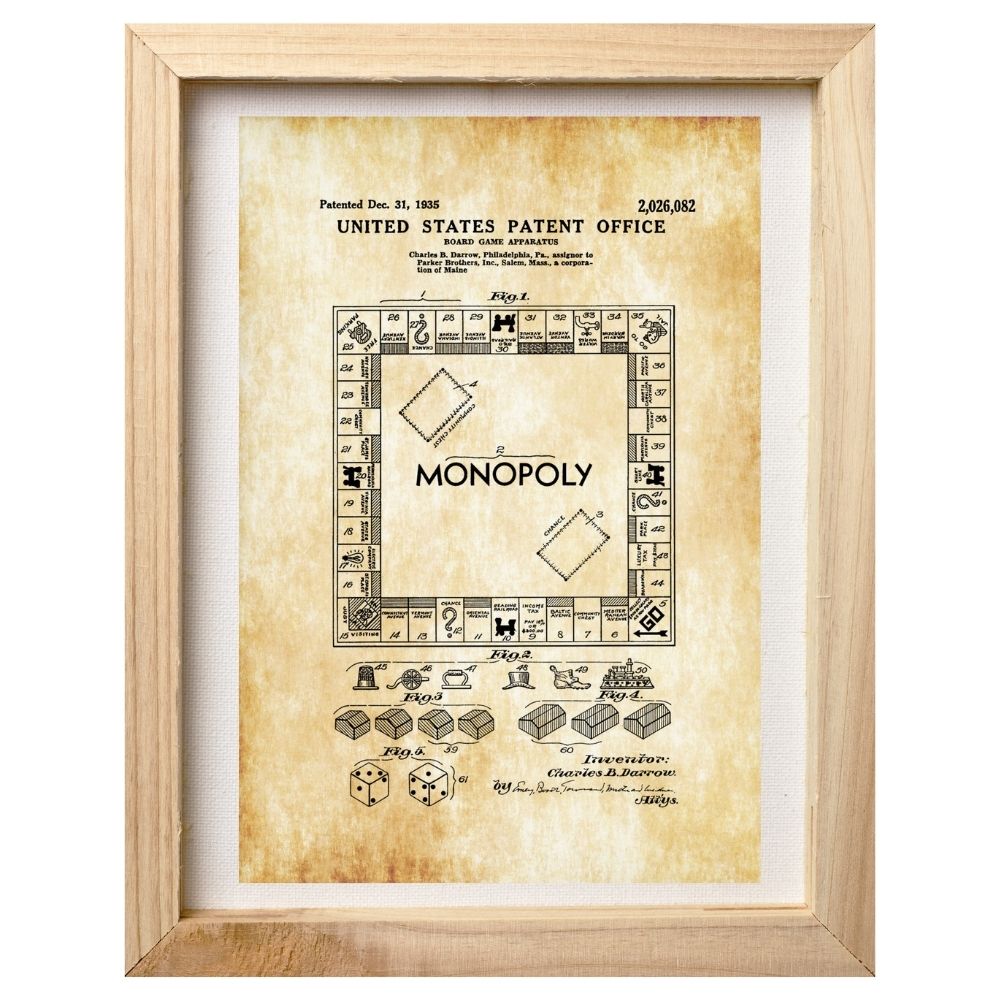 Monopoly Patent Print
