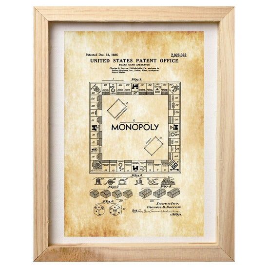 Monopoly Patent Print