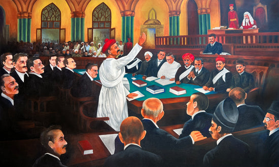 Painting of Tilak's Trial