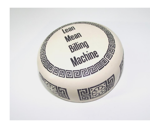 Lawyer PaperWeight - Lean Mean Billing