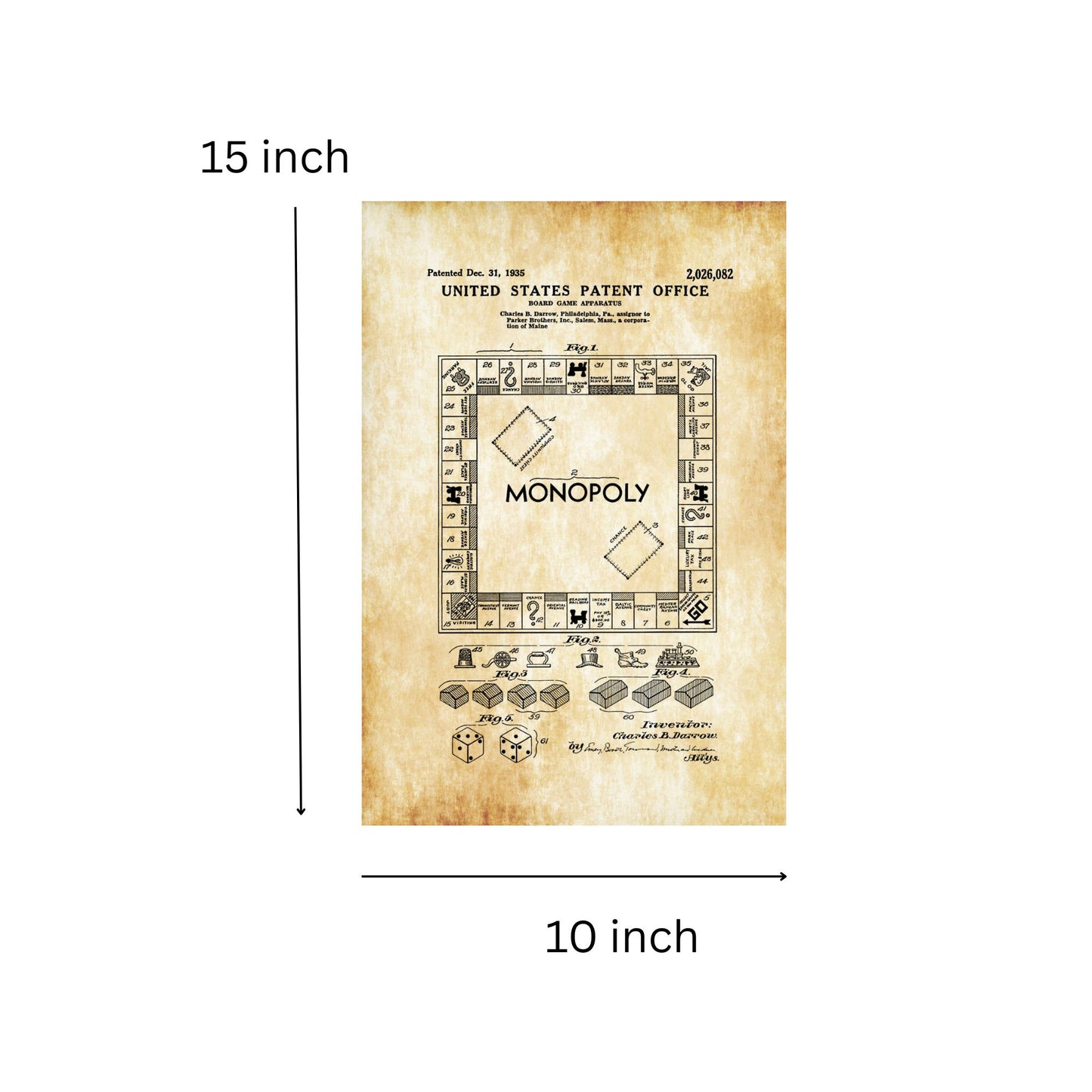 Patent Print - Monopoly
