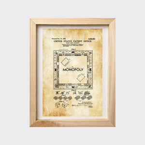 Patent Print - Monopoly

