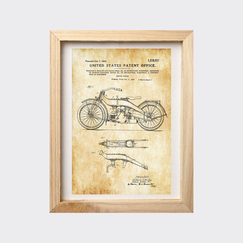 Legal Prints | Patent - The Harley Davidson
