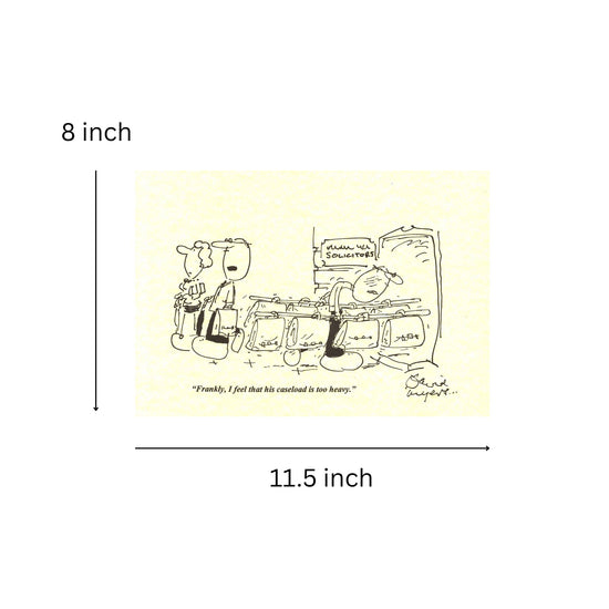 Lawyer Office Design Ideas | Lawyer pictures cartoon | His Caseload is Too Heavy
