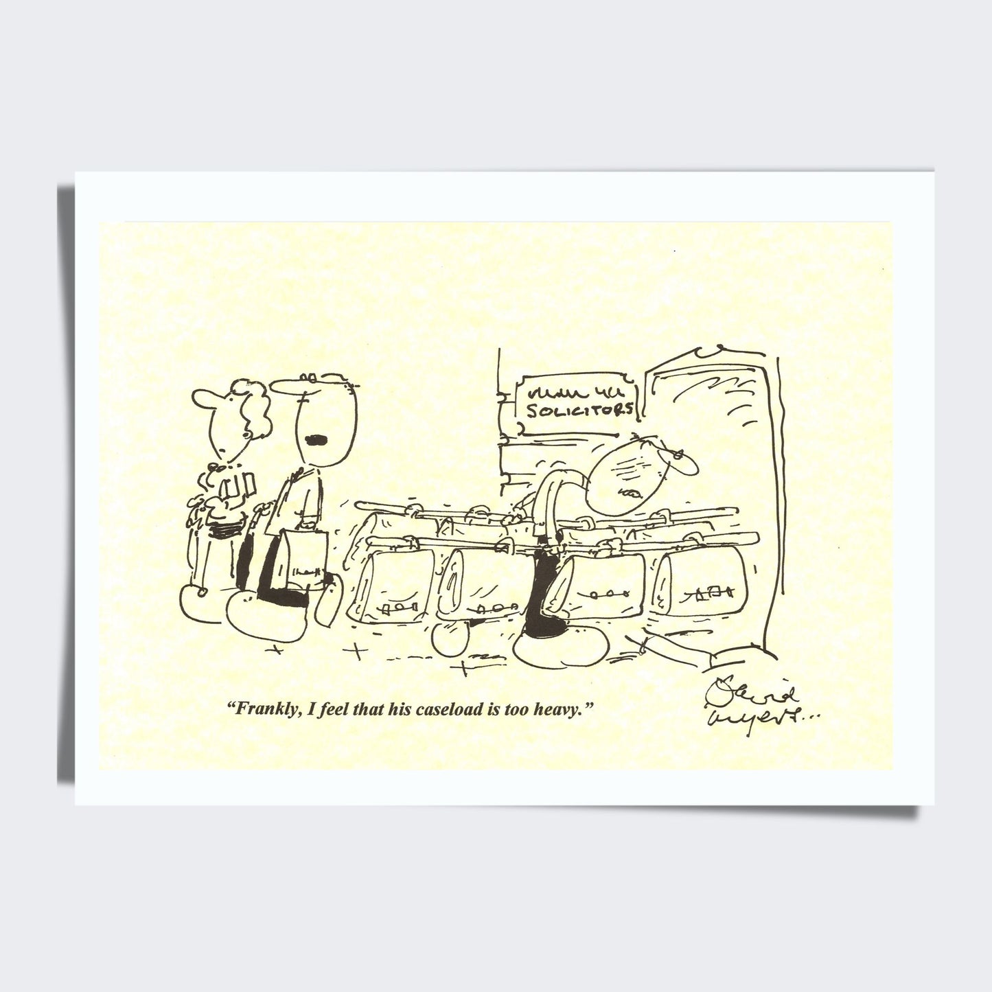 Lawyer Office Design Ideas | Lawyer pictures cartoon | His Caseload is Too Heavy


