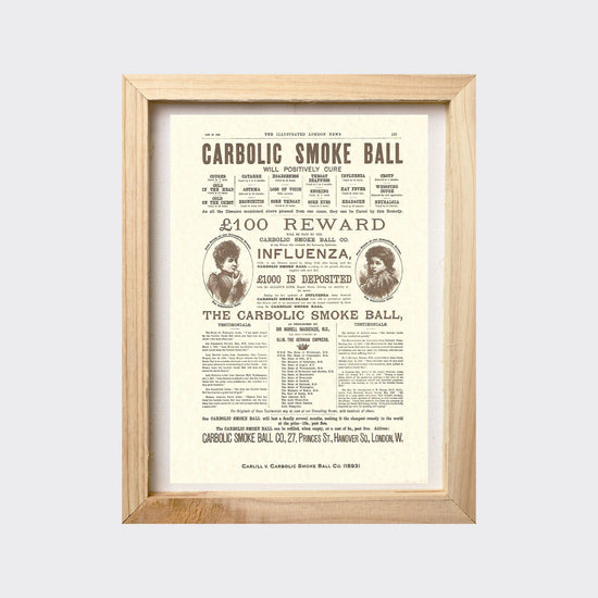 Poster - Carbolic Smoke Ball Advertisement