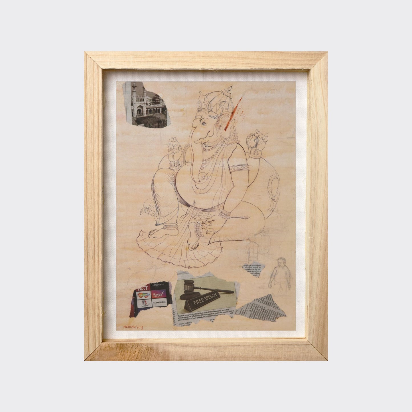 Print - Free Speech with Ganesha
