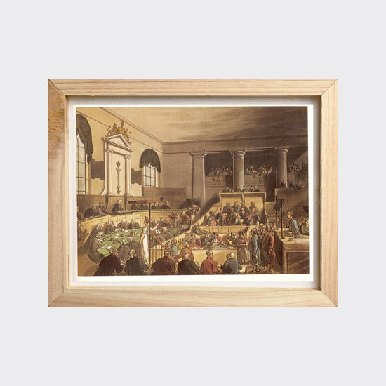 Print - The Old Bailey, London - Thomas Rowlandson
