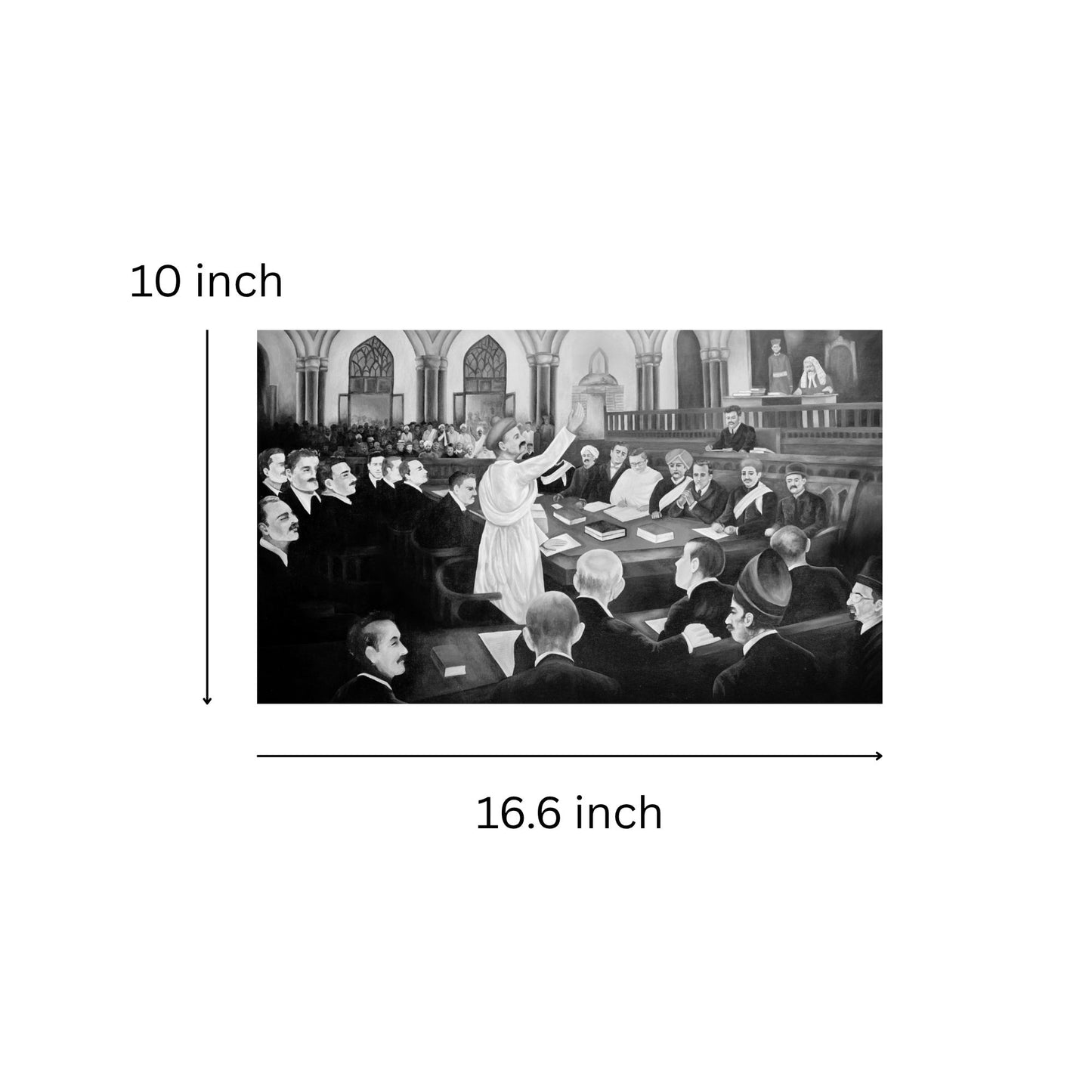 Print - Tilak's Trial B&W