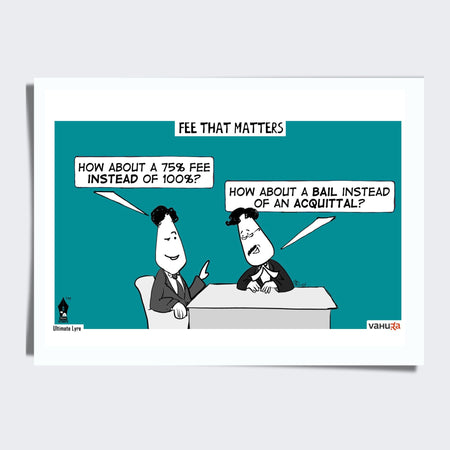 Law office wall decor | Lawyer Pictures Cartoon | Bail Vs Acquittal - Fee that matters!
