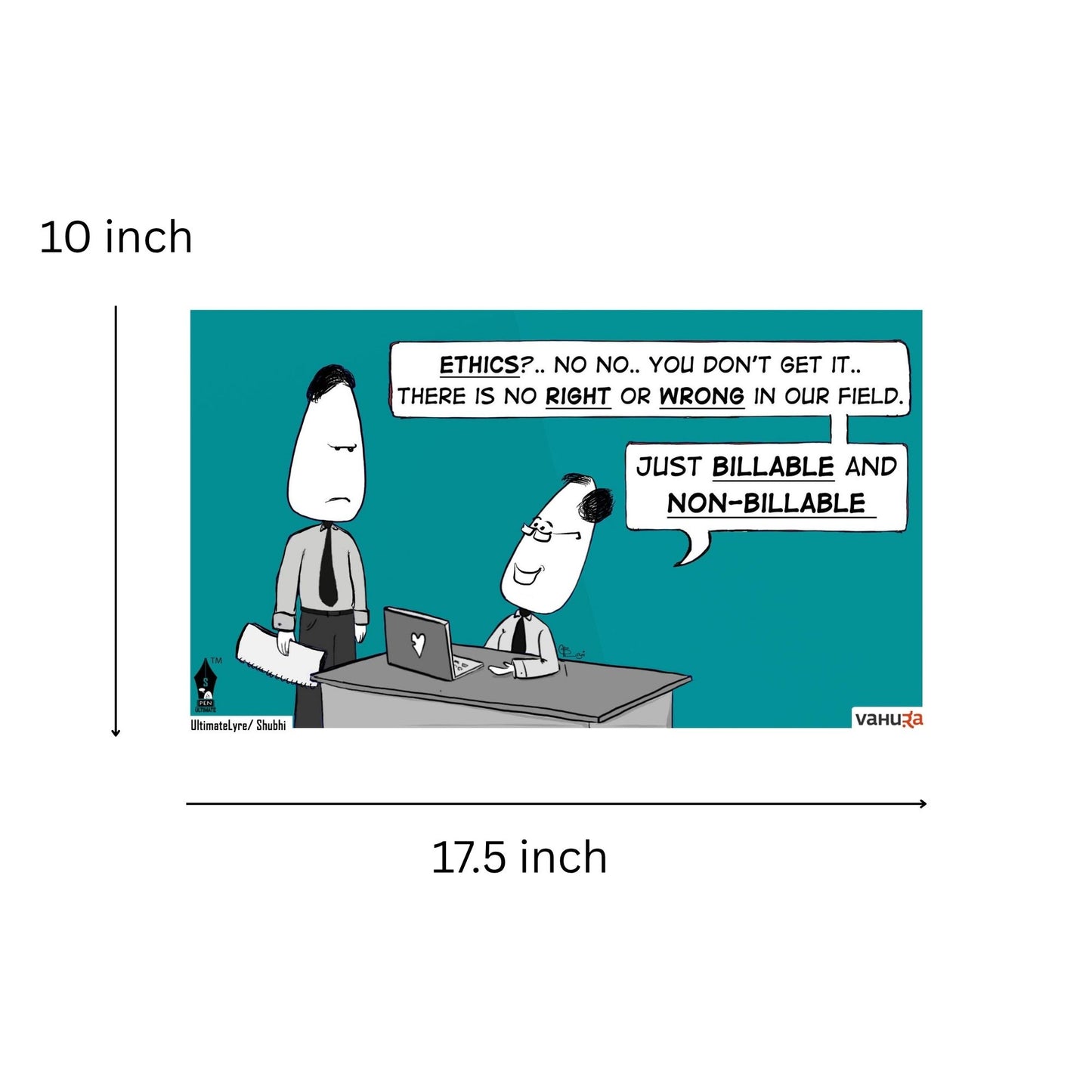 Law office wall decor | Lawyer Pictures Cartoon | Billable Hours
