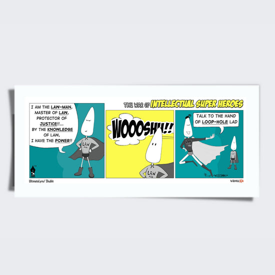 Law office wall decor | Lawyer Pictures Cartoon | Lawman vs Loophole Lad
