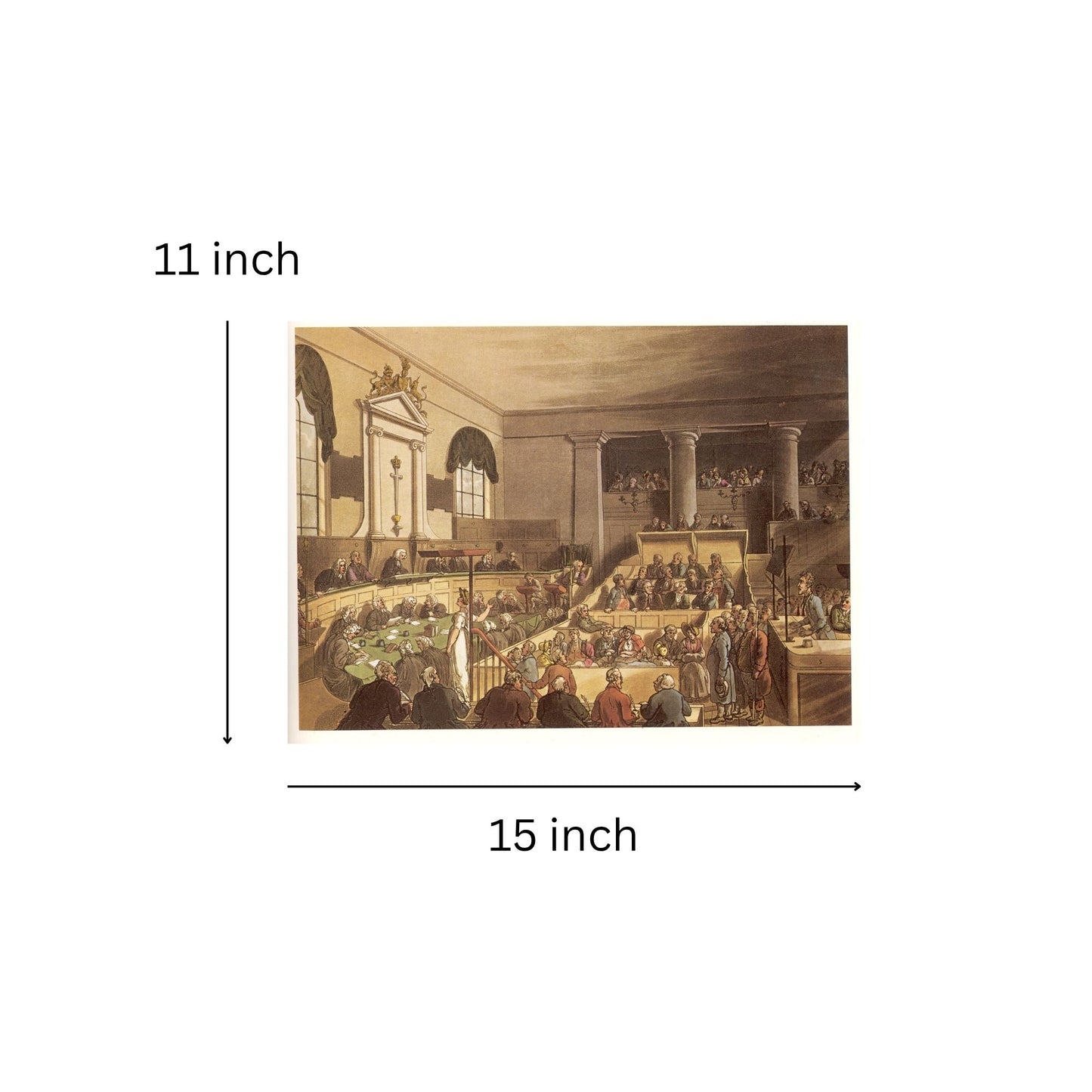 Lawyer office interior design ideas | Legal Prints | The Old Bailey, London - Thomas Rowlandson
