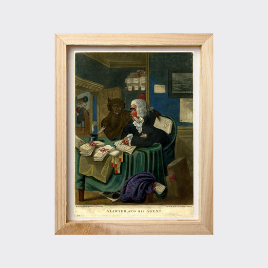 Print - A Lawyer & His Agent
