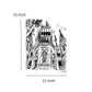 Print of the Bombay High Court (Perspective Shot) - B&W
