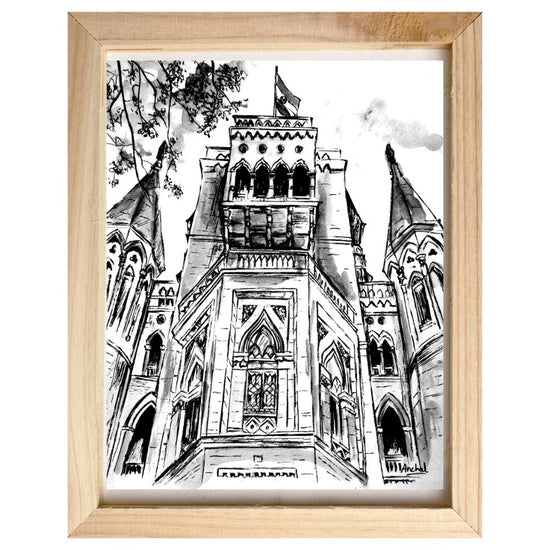Print_of_the_Bombay_High_Court_Perspective_Shot___B_W