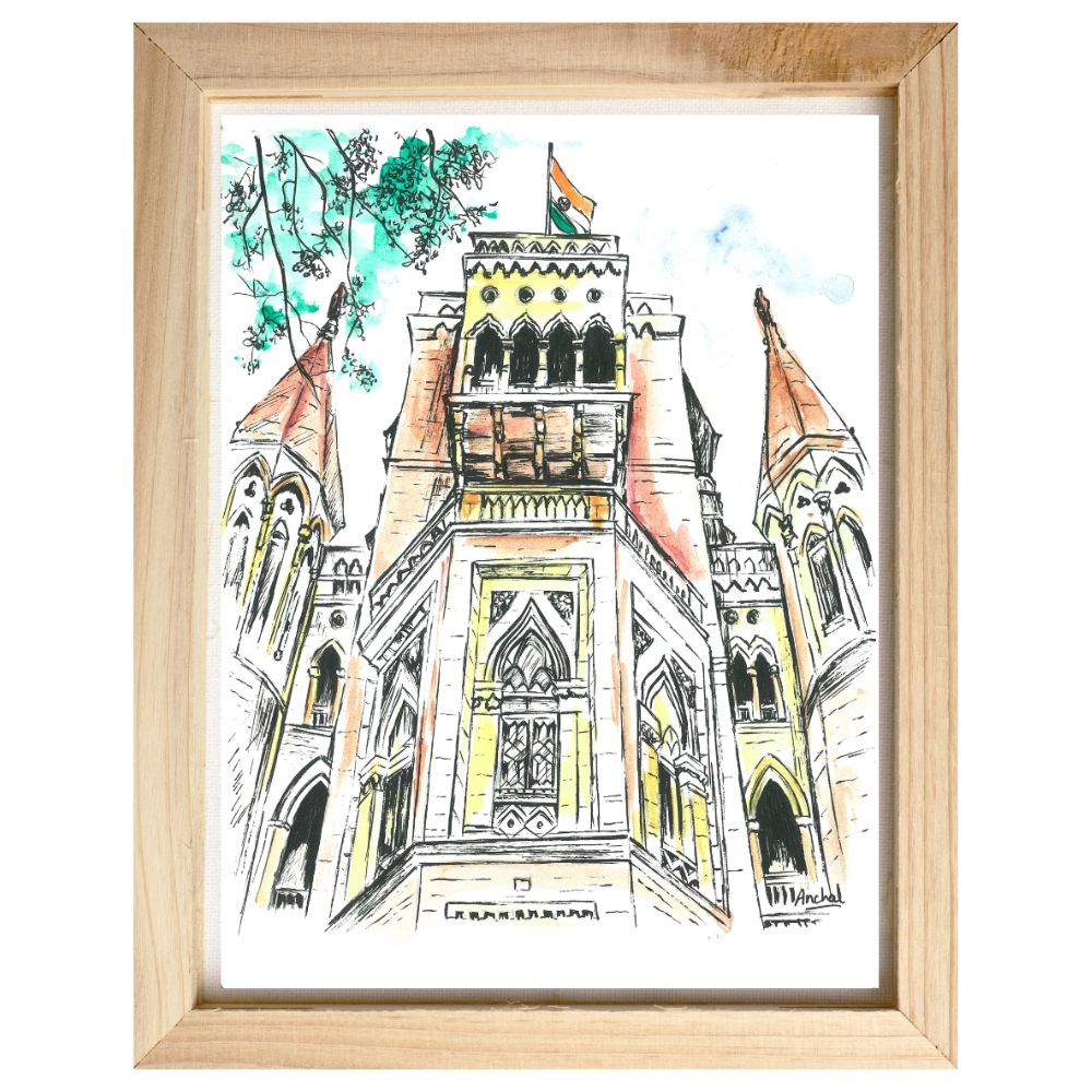 Print of the Bombay High Court (Perspective Shot)
