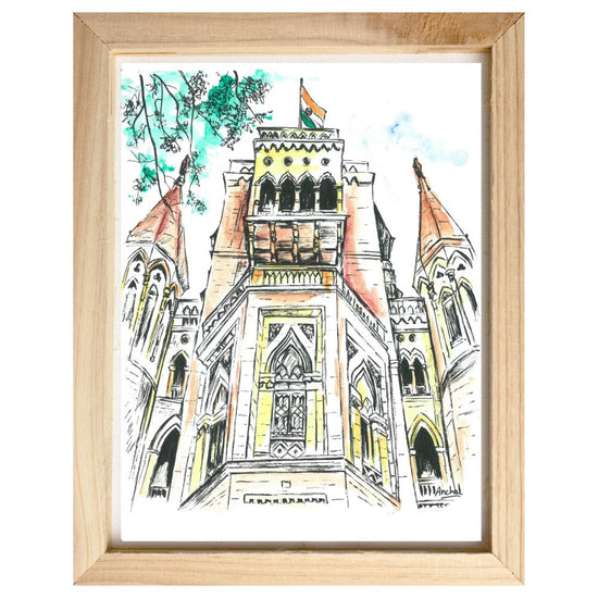 Print of the Bombay High Court (Perspective Shot)
