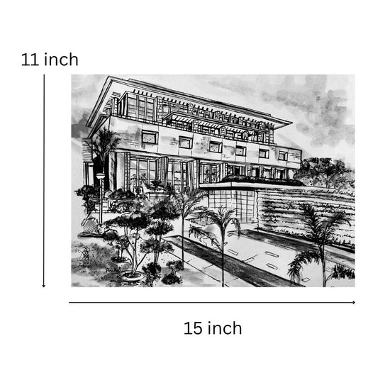 Print of the Delhi High Court - B&W
