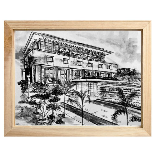 Print of the Delhi High Court - B&W