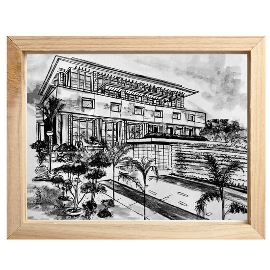 Print of the Delhi High Court - B&W