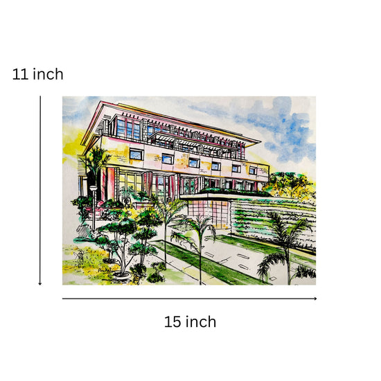 Print of the Delhi High Court - Color
