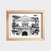 Print of the Goa High Court - B&W
