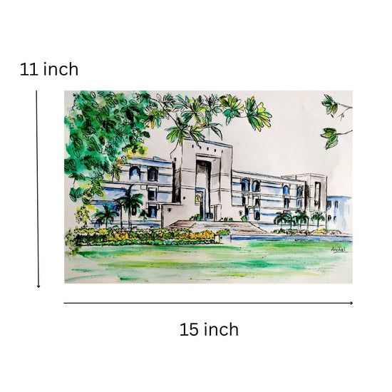 Print of the Gujarat High Court
 color