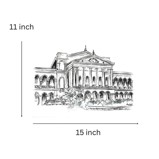 Print of the Karnataka High Court - B&W
