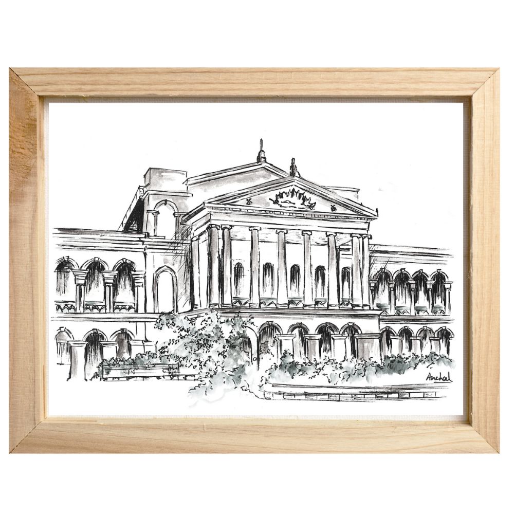Print of the Karnataka High Court - B&W
