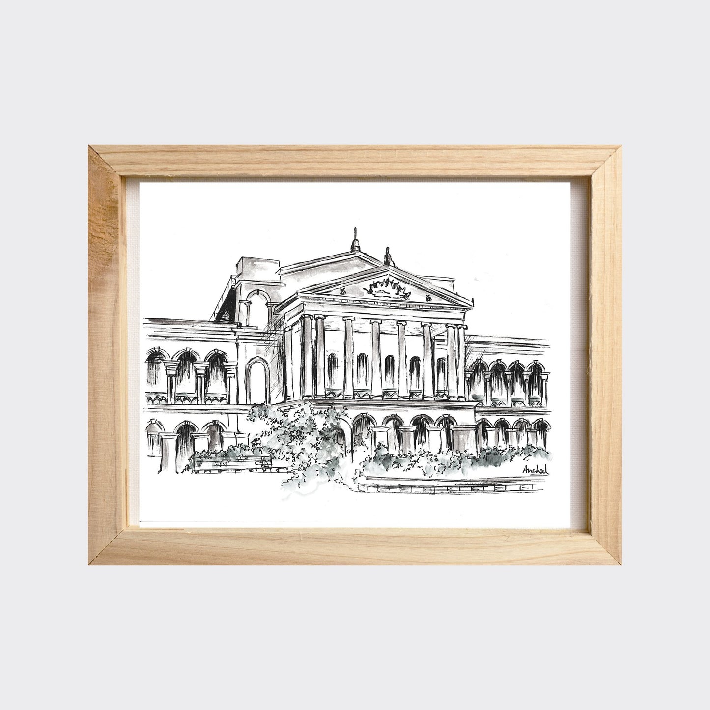 Print of the Karnataka High Court - B&W
