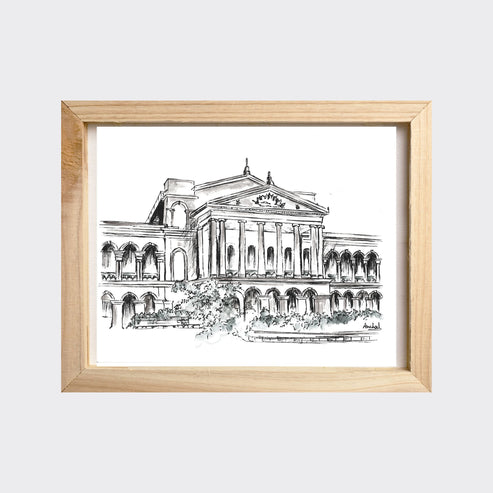 Print of the Karnataka High Court - B&W

