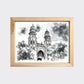 Print of the Madras High Court - B&W

