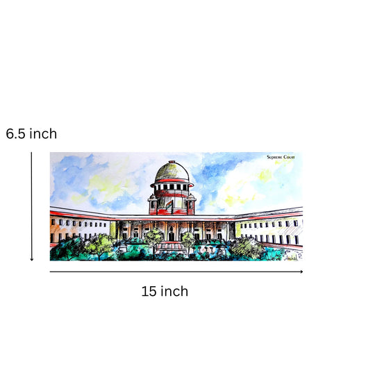 Print of the Supreme Court of India- Colour
